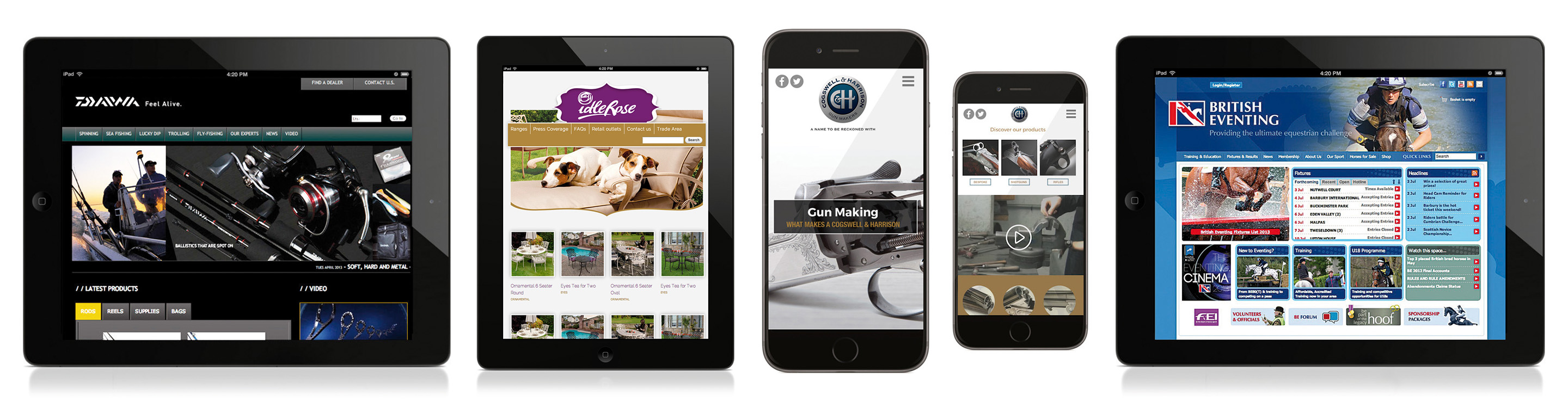 Website offering examples