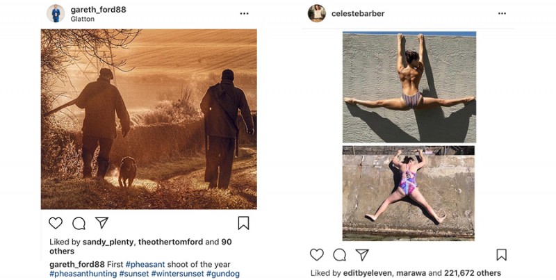 Instagram content