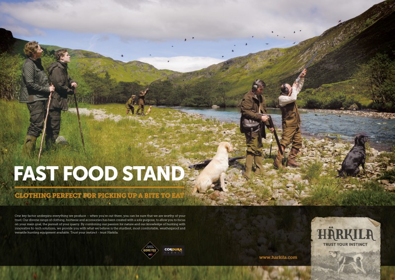 Harkila fast food advert