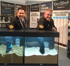 Dexshell exhibition stand at DSEI
