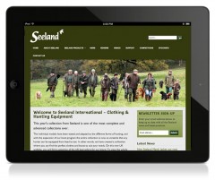 Seeland, Strategic Marketing, Website, design and build, Shooting Clothing
