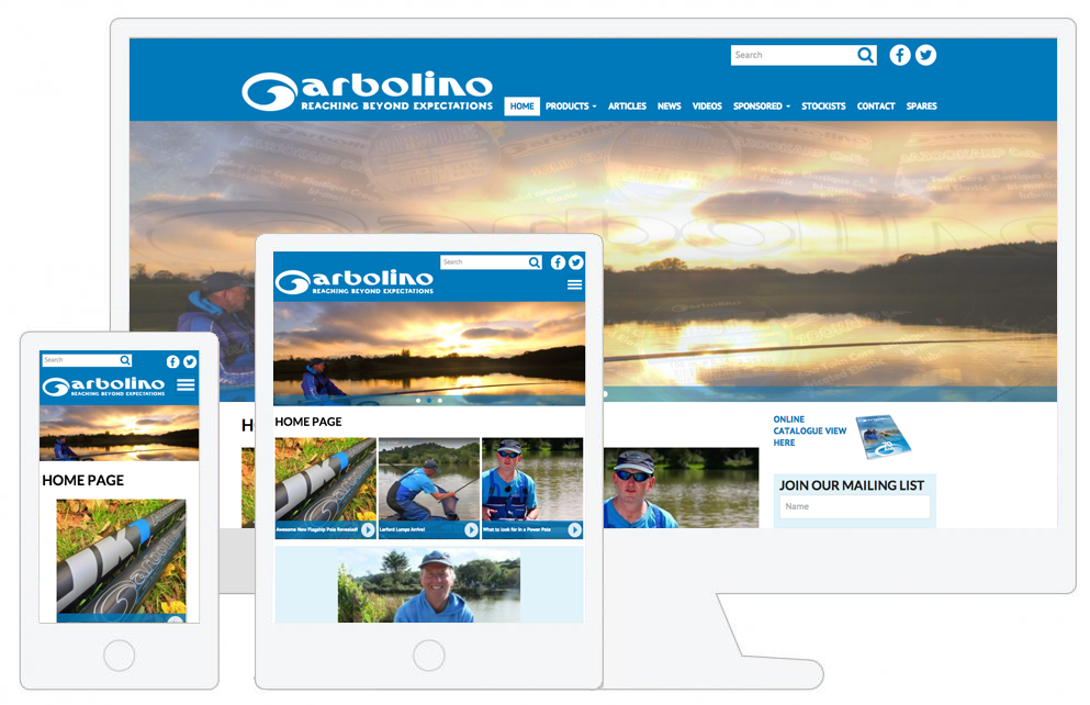 Garbolino UK Drupal website